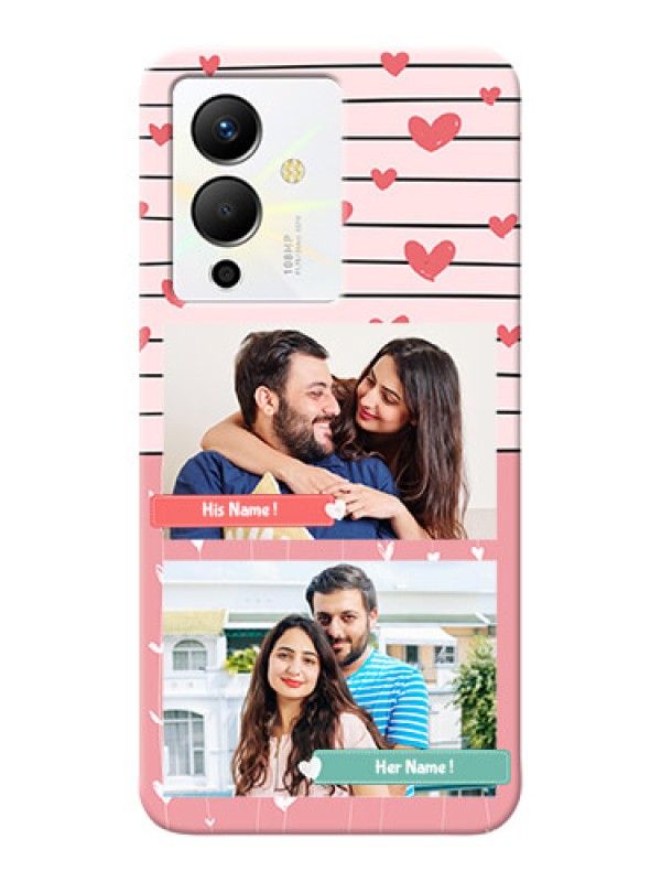 Custom Infinix Note 12 Pro 5G custom mobile covers: Photo with Heart Design