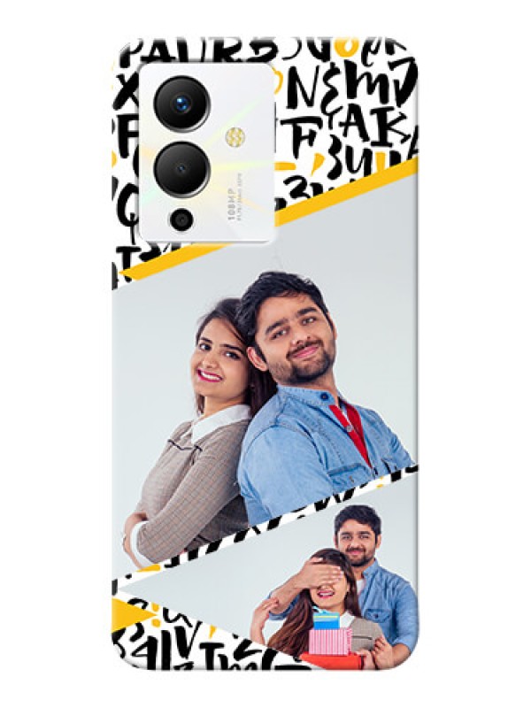 Custom Infinix Note 12 Pro 5G Phone Back Covers: Letters Pattern Design