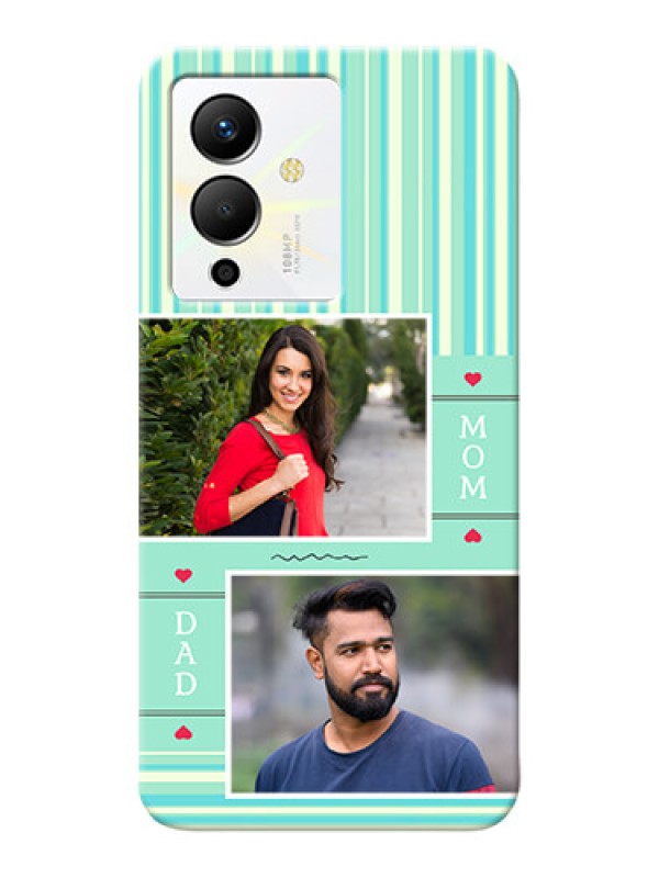 Custom Infinix Note 12 Pro 5G custom mobile phone covers: Mom & Dad Pic Design