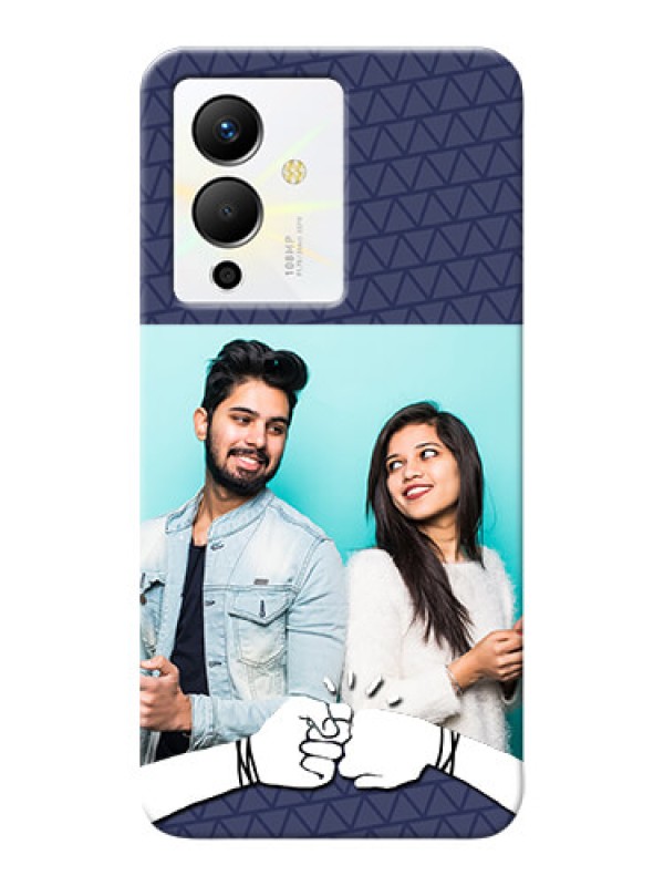 Custom Infinix Note 12 Pro 5G Mobile Covers Online with Best Friends Design 