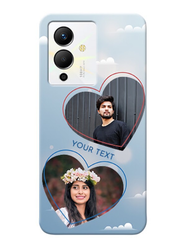 Custom Infinix Note 12 Pro 5G Phone Cases: Blue Color Couple Design 