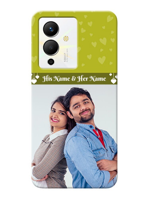 Custom Infinix Note 12 Pro 5G custom mobile covers: You & Me Heart Design