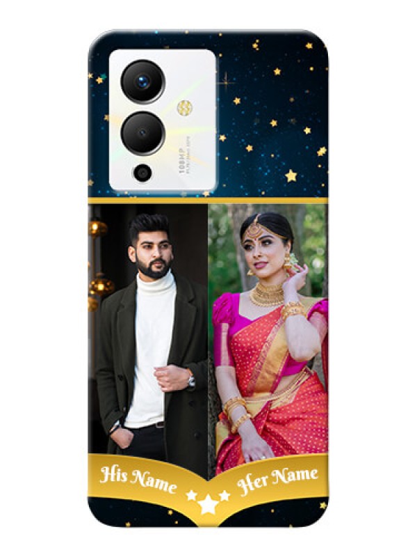 Custom Infinix Note 12 Pro 5G Mobile Covers Online: Galaxy Stars Backdrop Design