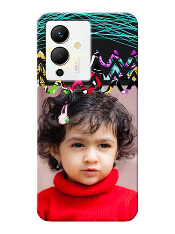 Custom Infinix Note 12 Pro 5G personalized phone covers: Neon Abstract Design