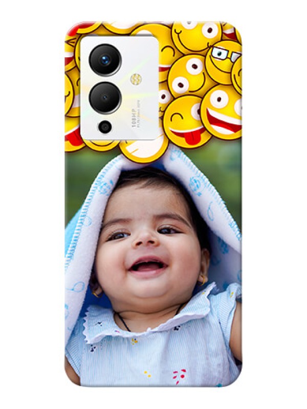 Custom Infinix Note 12 Pro 5G Custom Phone Cases with Smiley Emoji Design