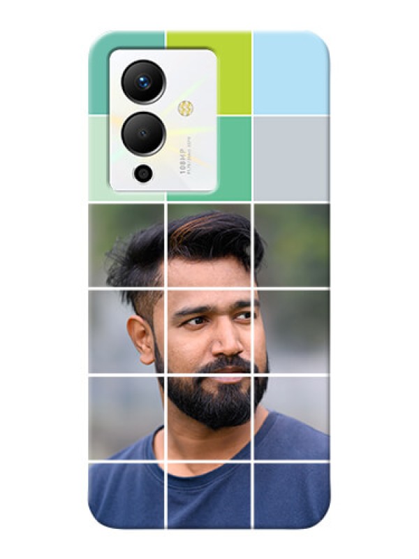 Custom Infinix Note 12 Pro 5G personalised phone covers with white box pattern 