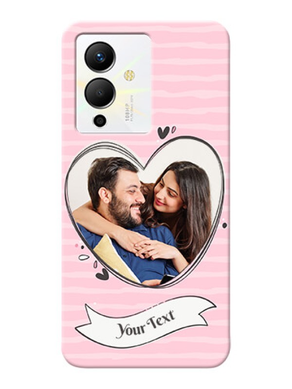 Custom Infinix Note 12 Pro 5G custom mobile phone covers: Vintage Heart Design