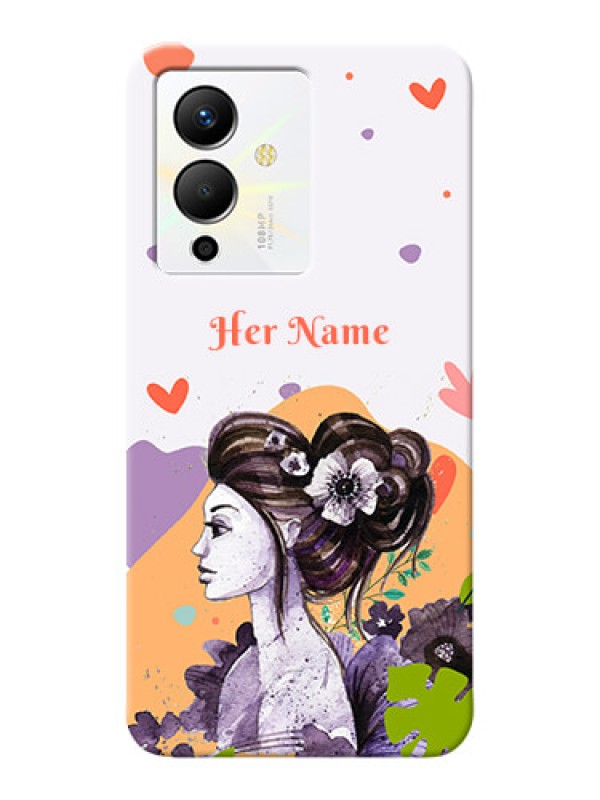 Custom Infinix Note 12 Pro 5G Custom Mobile Case with Woman And Nature Design