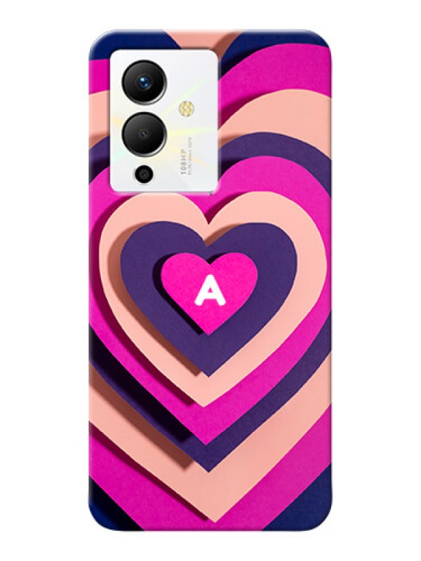 Custom Infinix Note 12 Pro 5G Custom Mobile Case with Cute Heart Pattern Design