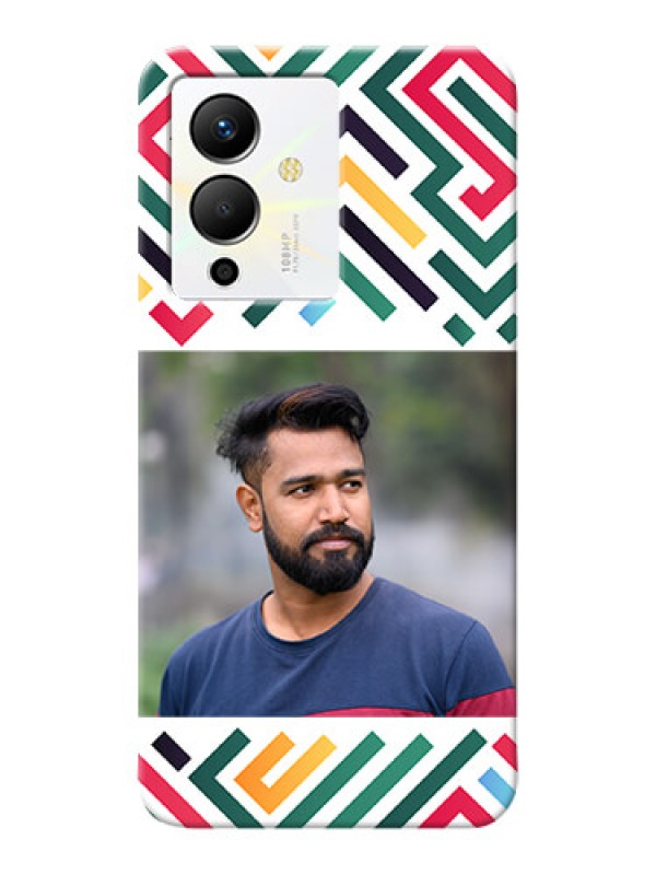 Custom Infinix Note 12 Pro 5G Custom Mobile Case with Colorful Maze Pattern Design