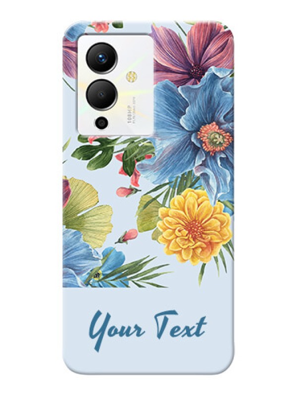 Custom Infinix Note 12 Pro 5G Custom Phone Cases: Stunning Watercolored Flowers Painting Design