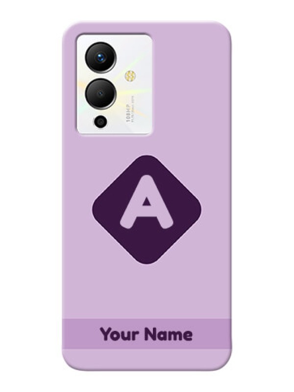 Custom Infinix Note 12 Pro 5G Custom Mobile Case with Custom Letter in curved badge Design