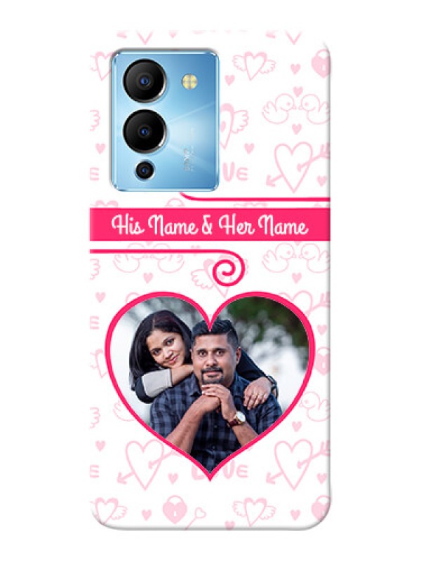 Custom Infinix Note 12 Turbo Personalized Phone Cases: Heart Shape Love Design