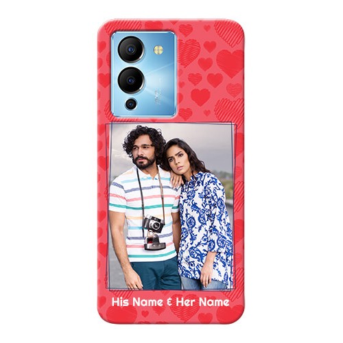 Buy Infinix Note Turbo Mobile Back Covers With Red Heart Symbols Design