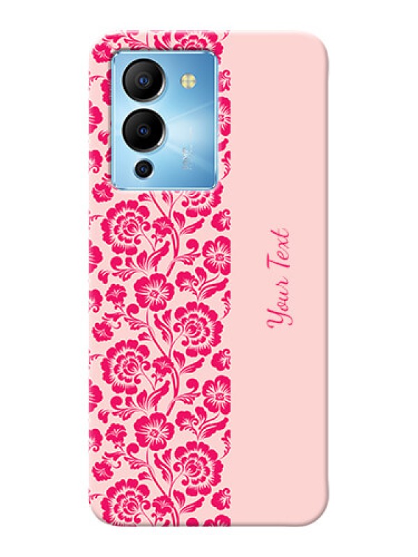 Custom Infinix Note 12 Turbo Phone Back Covers: Attractive Floral Pattern Design
