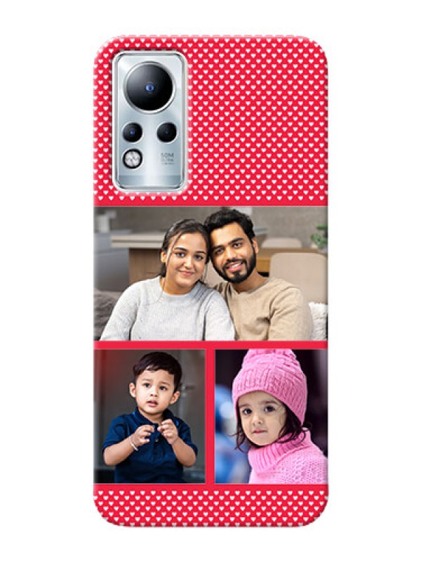 Custom Infinix Note 12 mobile back covers online: Bulk Pic Upload Design