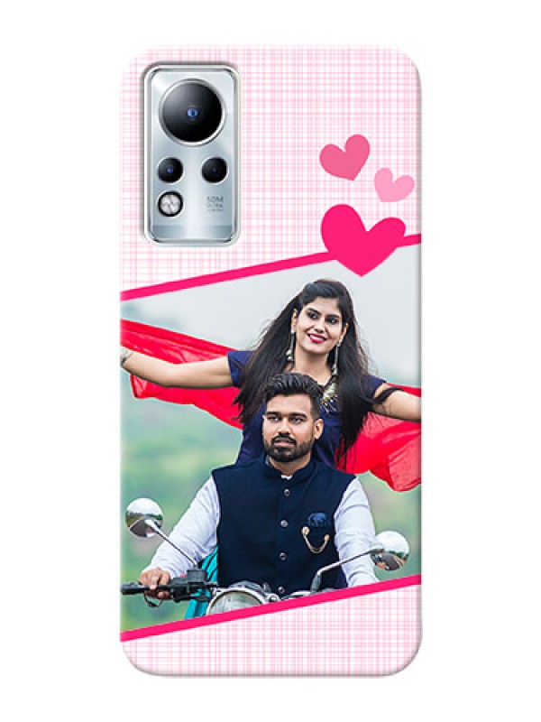Custom Infinix Note 12 Personalised Phone Cases: Love Shape Heart Design