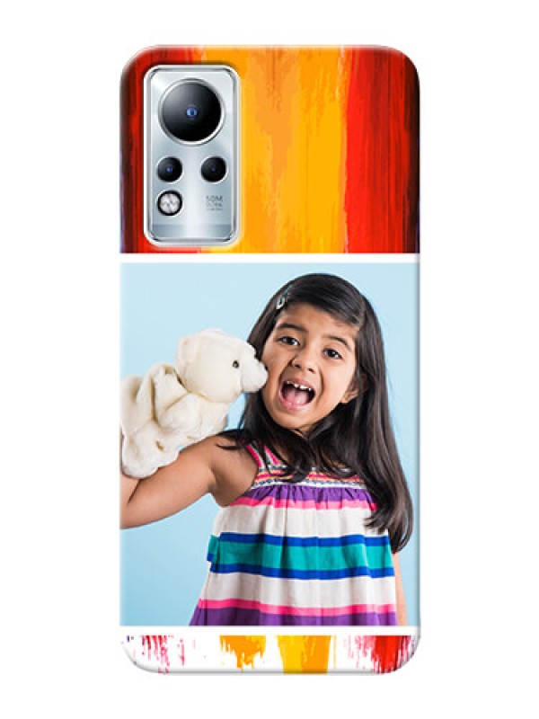 Custom Infinix Note 12 custom phone covers: Multi Color Design