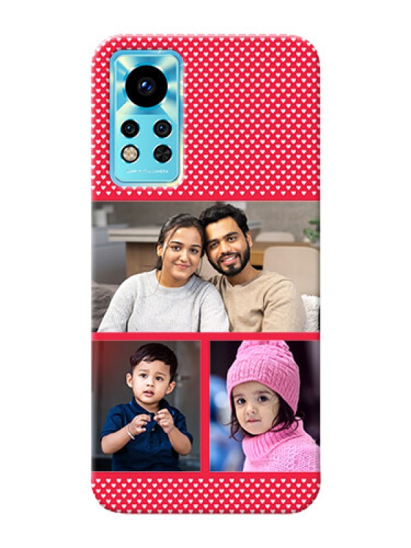 Custom Infinix Note 12i mobile back covers online: Bulk Pic Upload Design