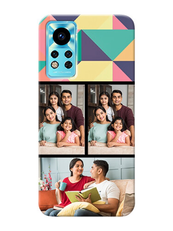Custom Infinix Note 12i personalised phone covers: Bulk Pic Upload Design