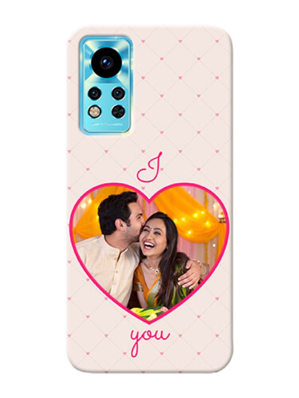 Custom Infinix Note 12i Personalized Mobile Covers: Heart Shape Design