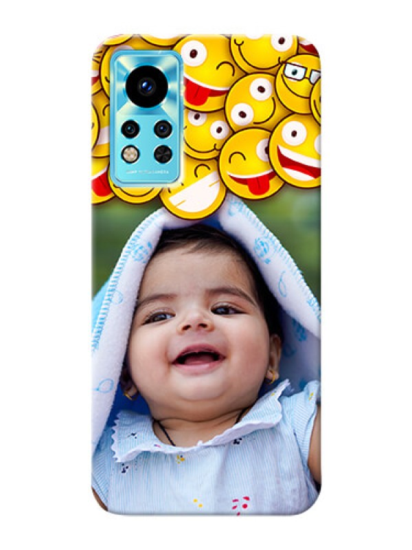 Custom Infinix Note 12i Custom Phone Cases with Smiley Emoji Design