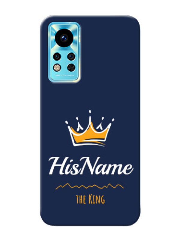 Custom Infinix Note 12i King Phone Case with Name