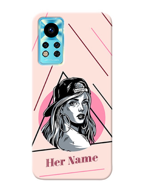 Custom Infinix Note 12i Custom Phone Cases: Rockstar Girl Design