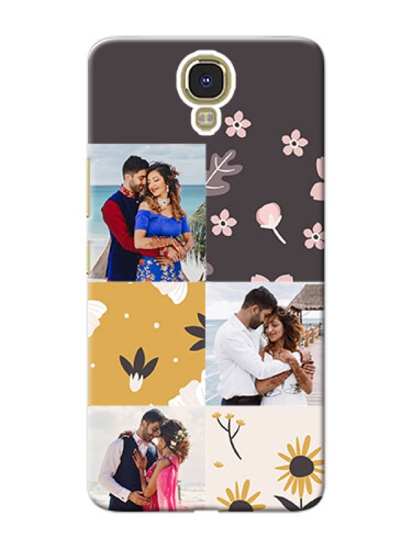 Custom Infinix Note 4 3 image holder with florals Design
