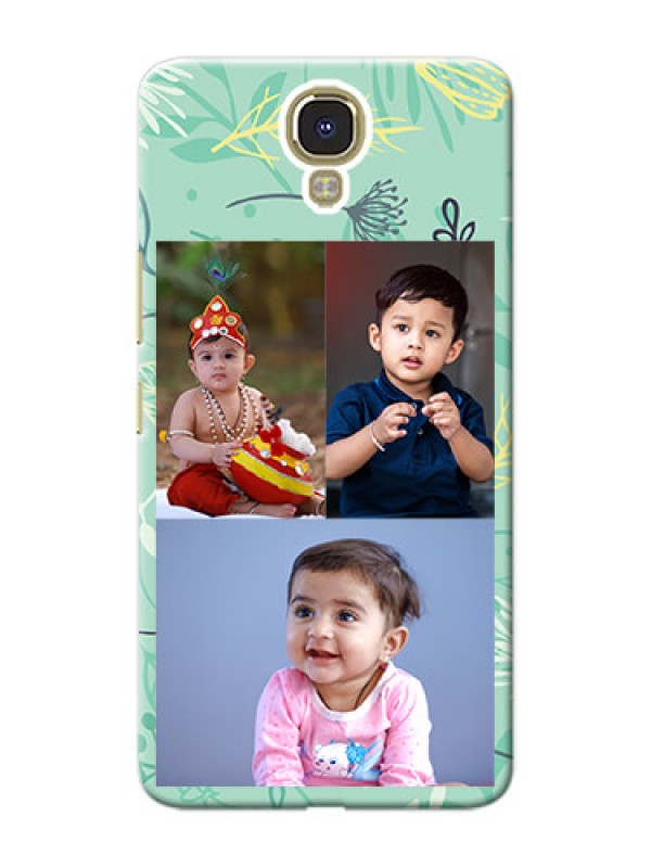 Custom Infinix Note 4 family is forever design with floral pattern Design