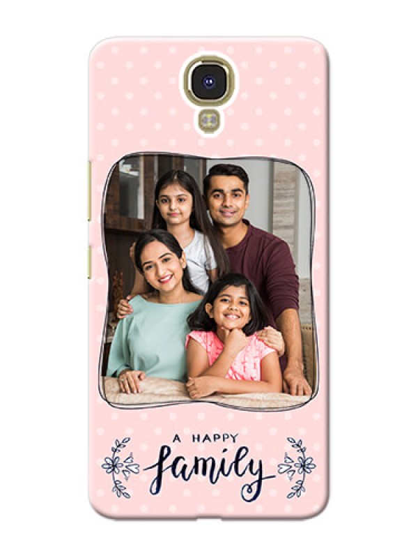 Custom Infinix Note 4 A happy family with polka dots Design