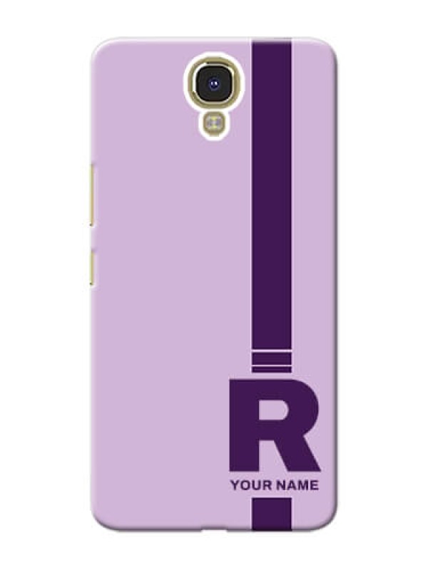 Custom Infinix Note 4 Custom Phone Covers: Simple dual tone stripe with name Design