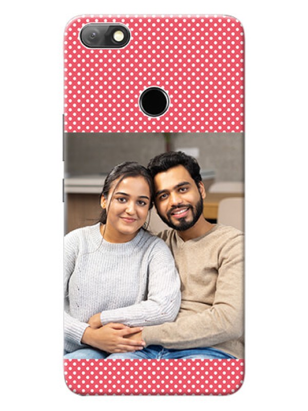 Custom Infinix Note 5 Custom Mobile Case with White Dotted Design