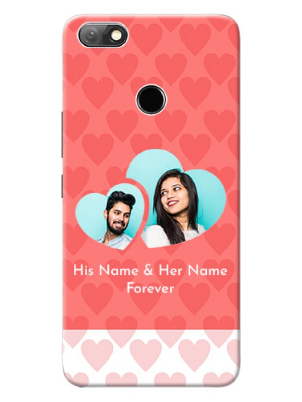 Custom Infinix Note 5 personalized phone covers: Couple Pic Upload Design