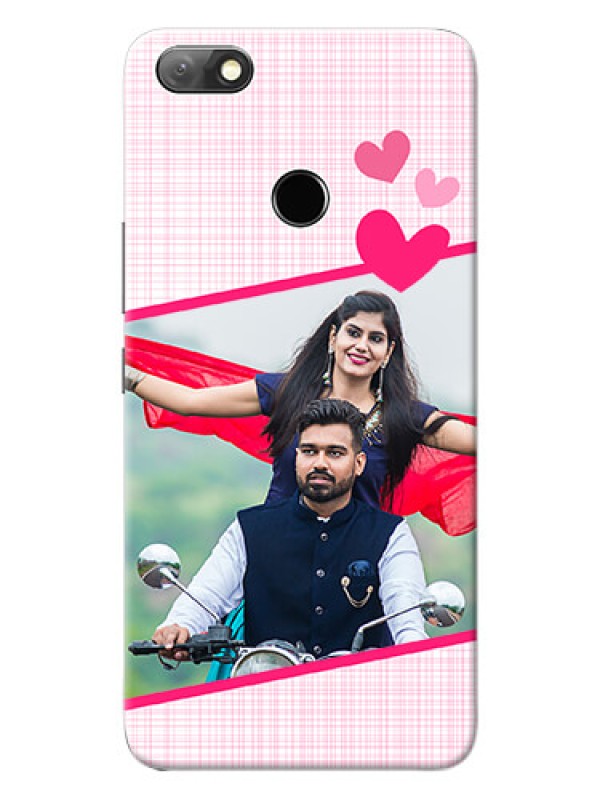 Custom Infinix Note 5 Personalised Phone Cases: Love Shape Heart Design
