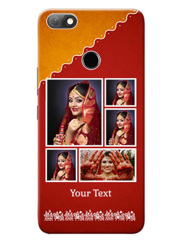 Custom Infinix Note 5 customized phone cases: Wedding Pic Upload Design