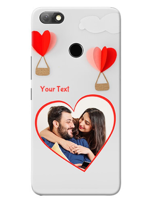 Custom Infinix Note 5 Phone Covers: Parachute Love Design