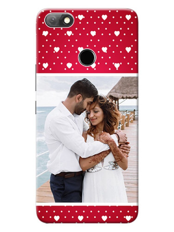 Custom Infinix Note 5 custom back covers: Hearts Mobile Case Design