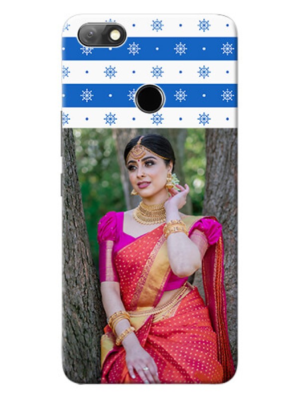 Custom Infinix Note 5 custom mobile covers: Snow Pattern Design