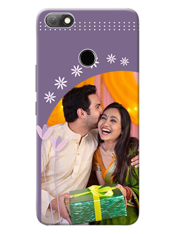 Custom Infinix Note 5 Phone covers for girls: lavender flowers design 