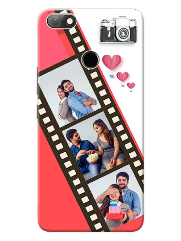 Custom Infinix Note 5 custom phone covers: 3 Image Holder with Film Reel
