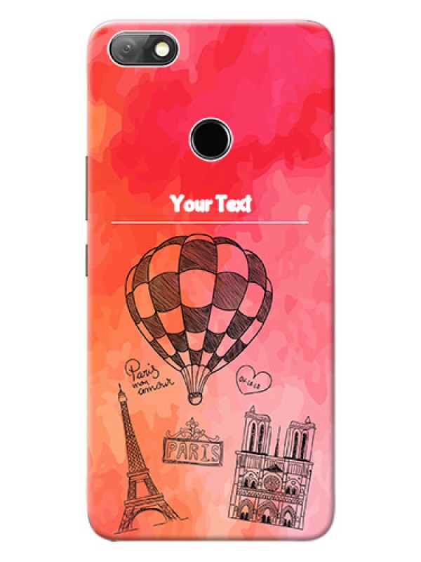 Custom Infinix Note 5 Personalized Mobile Covers: Paris Theme Design