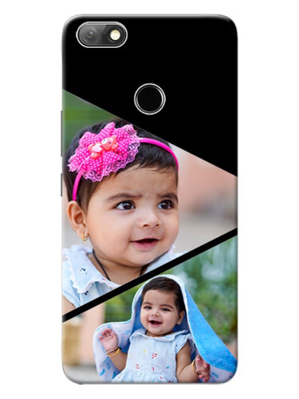 Custom Infinix Note 5 mobile back covers online: Semi Cut Design