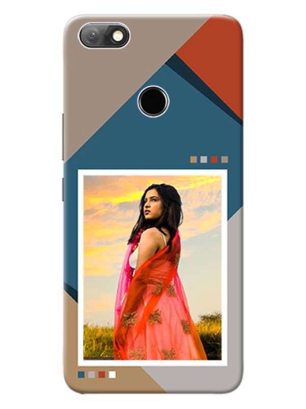 Custom Infinix Note 5 Mobile Back Covers: Retro color pallet Design