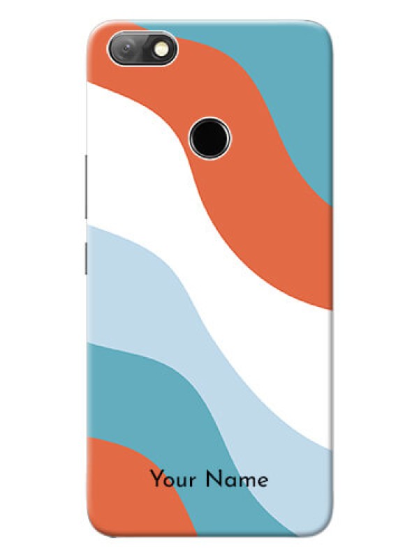 Custom Infinix Note 5 Mobile Back Covers: coloured Waves Design