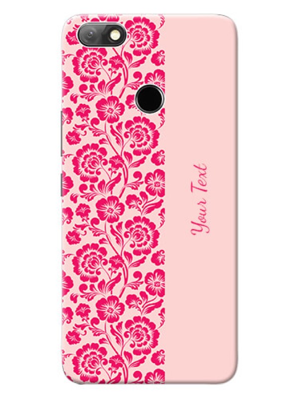 Custom Infinix Note 5 Phone Back Covers: Attractive Floral Pattern Design