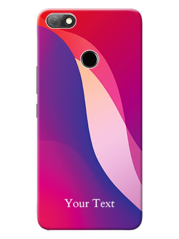 Custom Infinix Note 5 Mobile Back Covers: Digital abstract Overlap Design