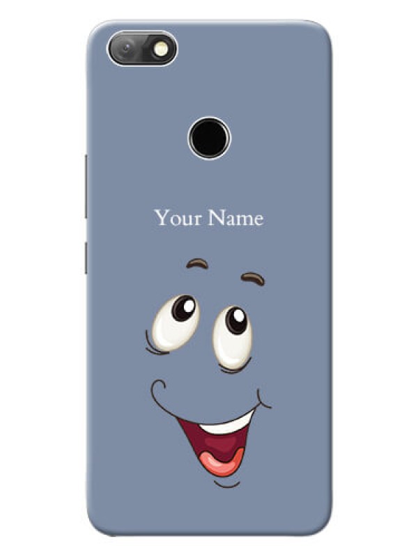 Custom Infinix Note 5 Phone Back Covers: Laughing Cartoon Face Design