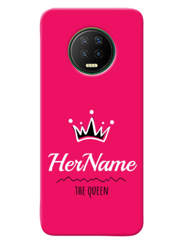 Custom Infinix Note 7 Queen Phone Case with Name