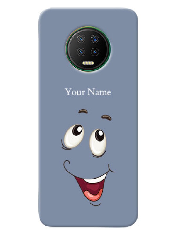 Custom Infinix Note 7 Phone Back Covers: Laughing Cartoon Face Design